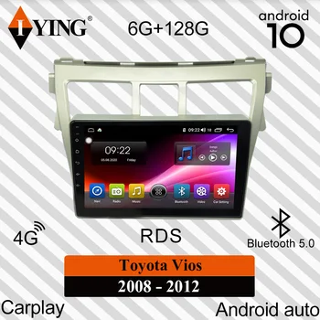 

IYING 2 din Car radio GPS Auto Stereo 9" Car Radio For Toyota VIOS 2008-2012 Android 9 video Multimedia Player 4G WIFI 8 core