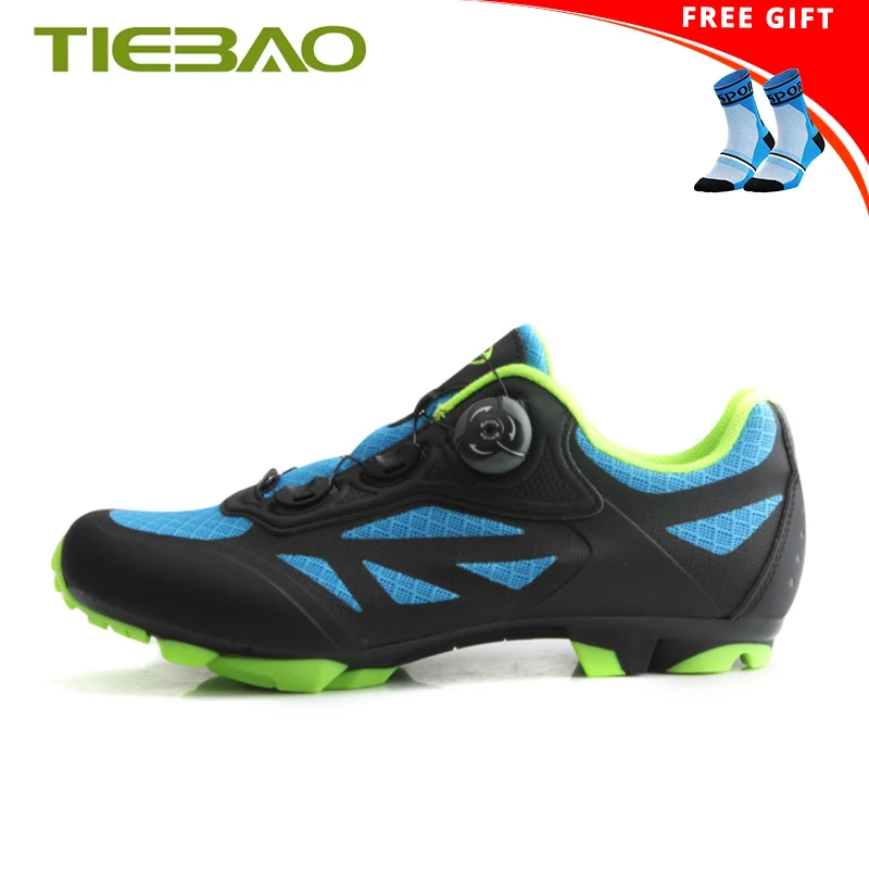 

Tiebao Cycling shoes mtb breathable self-locking men women sapatilha mtb spinning bicycle superstar riding bike racing sneakers