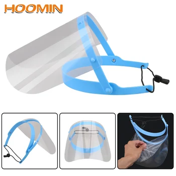 

HOOMIN Full Face Covering Mask Visor Shield Anti-fog Splash-proof Dustproof Transparent Protective Mask Full Face Shield Mask