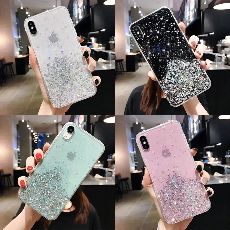 Bling Glitter Cases For iPhone 11 Pro Max Case SE 2020 Cover For iPhone 11 Pro XR X XS Max 6s 6 7 8 Plus Case Soft Clear Cover Bling Glitter Cases For iPhone 11 Pro Max Case SE 2020 Cover For iPhone 11 Pro XR X XS Max 6s 6 7 8 Plus Case Soft Clear Cover