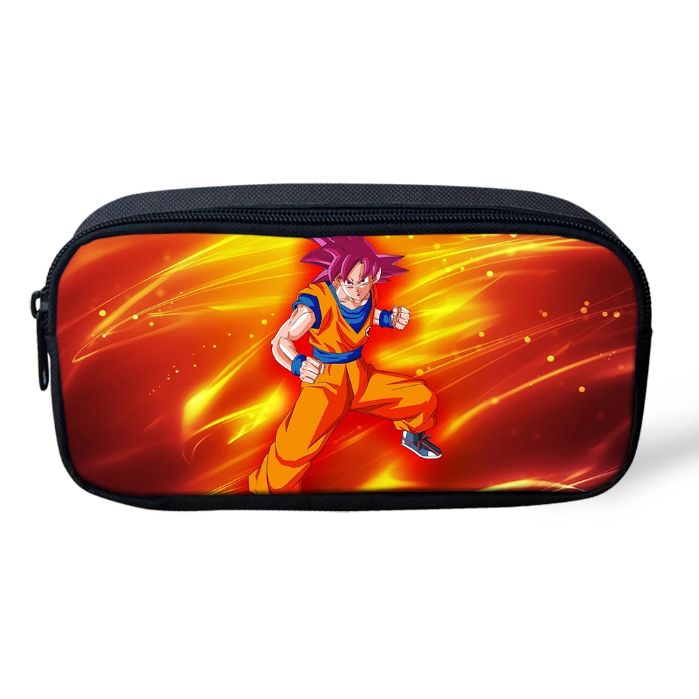 Студенческая сумка для карандашей Dragon Ball/Son Goku, коробка для ручек и карандашей для мальчиков-подростков, Супер Saiyan, канцелярские принадлежности, коробка для хранения - Цвет: CDGX2309K