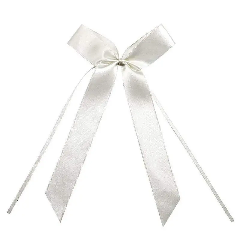 

Promotion! car decoration wedding bow tie wedding decoration 25 pcs White