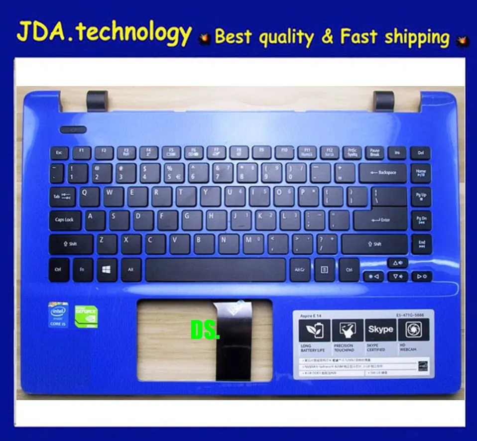 Wellendorff 95% для ACER ASPIRE E14 E5-471 E5-471G E5-421G E5-411 E5-472G E5-472 Упор для рук США клавиатура верхняя крышка