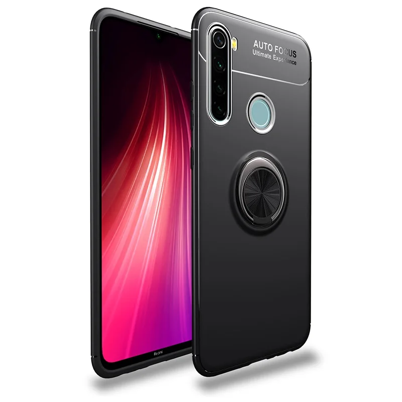 Чехол Redmi Note 8 для Xiaomi Redmi Note 8, чехол с кольцом для пальцев, магнитный держатель, задняя крышка для телефона, чехол для Redmi Note8