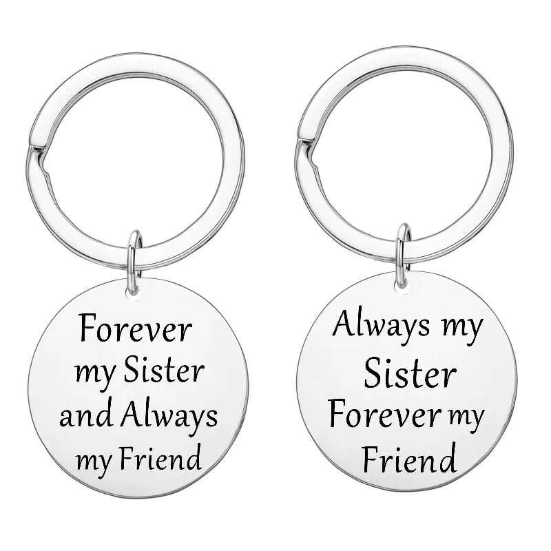 Best Friend Keychain Friend Jewelry Friendship Gift Idea for Women Teens Girls Keychain Key Chain Ring Sister Gift