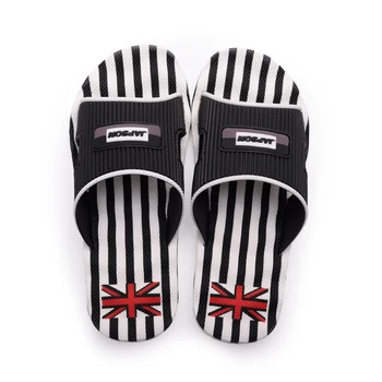 

Men Slipper Lightweight Blue Black Man Flat Casual Walking Sneakers Spring Summer Slippers Man Home Easy Footwear