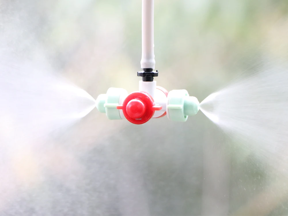 RBCFHI 18 Types Misting Nozzles Garden Cooling Watering Irrigation Sprinklers Spray Jet Greenhouse Balcony Bonsai Micro Foggers