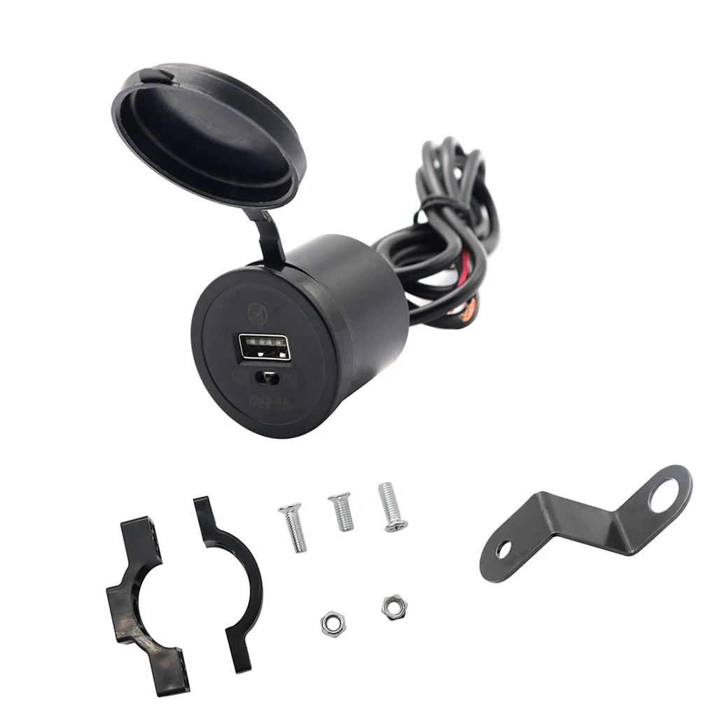 5V 2.1A USB порт зарядное устройство розетка 12 V/24 V для мотоцикла