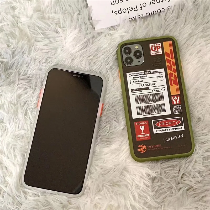 DHL Лидер продаж Экспресс 50th юбилей Edition этикетка чехол для iPhone 11 Pro MAX X XS макс 7 8