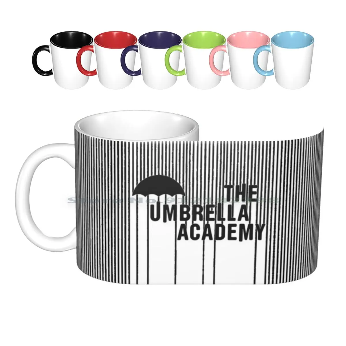 The Umbrella Academy-Logo With Lines Tazze In Ceramica Tazze Da Caffè Tazza Da Tè Al Latte Ombrello Academy L'Ombrello Academy