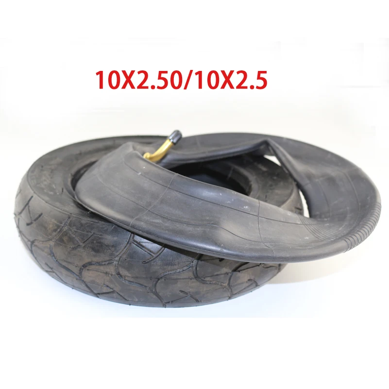 Шины 10x2,50 дюймов, черные 10X2,50 для электрического скутера, балансировочный привод, велосипедные шины 10 дюймов, шины и внутренняя труба
