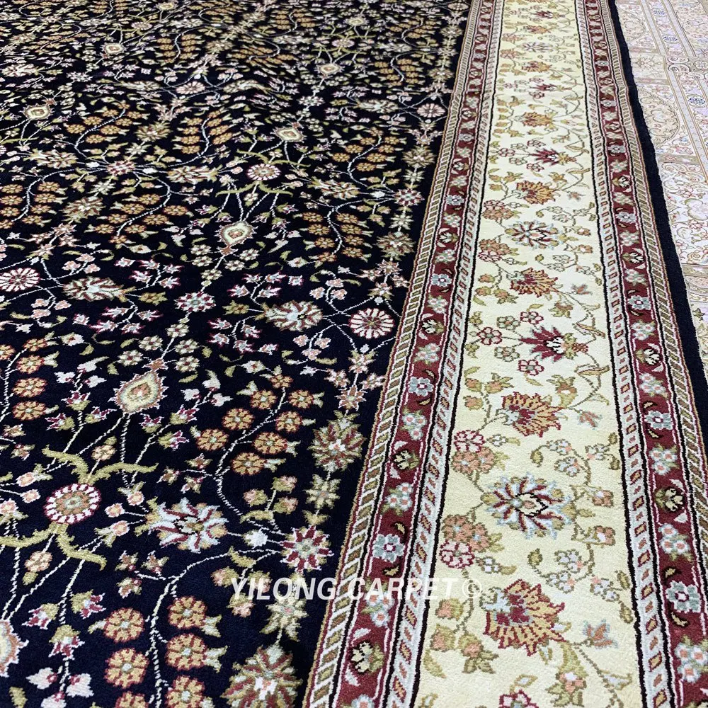 Yilong 5,5 'x8' турецкий Шелковый ковер прямоугольник ручной завязанный шелковый ковер(HF327B