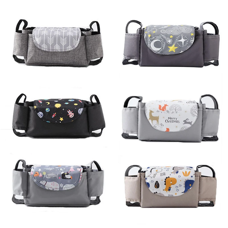 Universal Buggy Baby Pram Organizer Bottle Holder Multipurpose Baby Stroller Accessory Stroller Caddy Storage Bag Mummy Bag baby stroller accessories accessories	