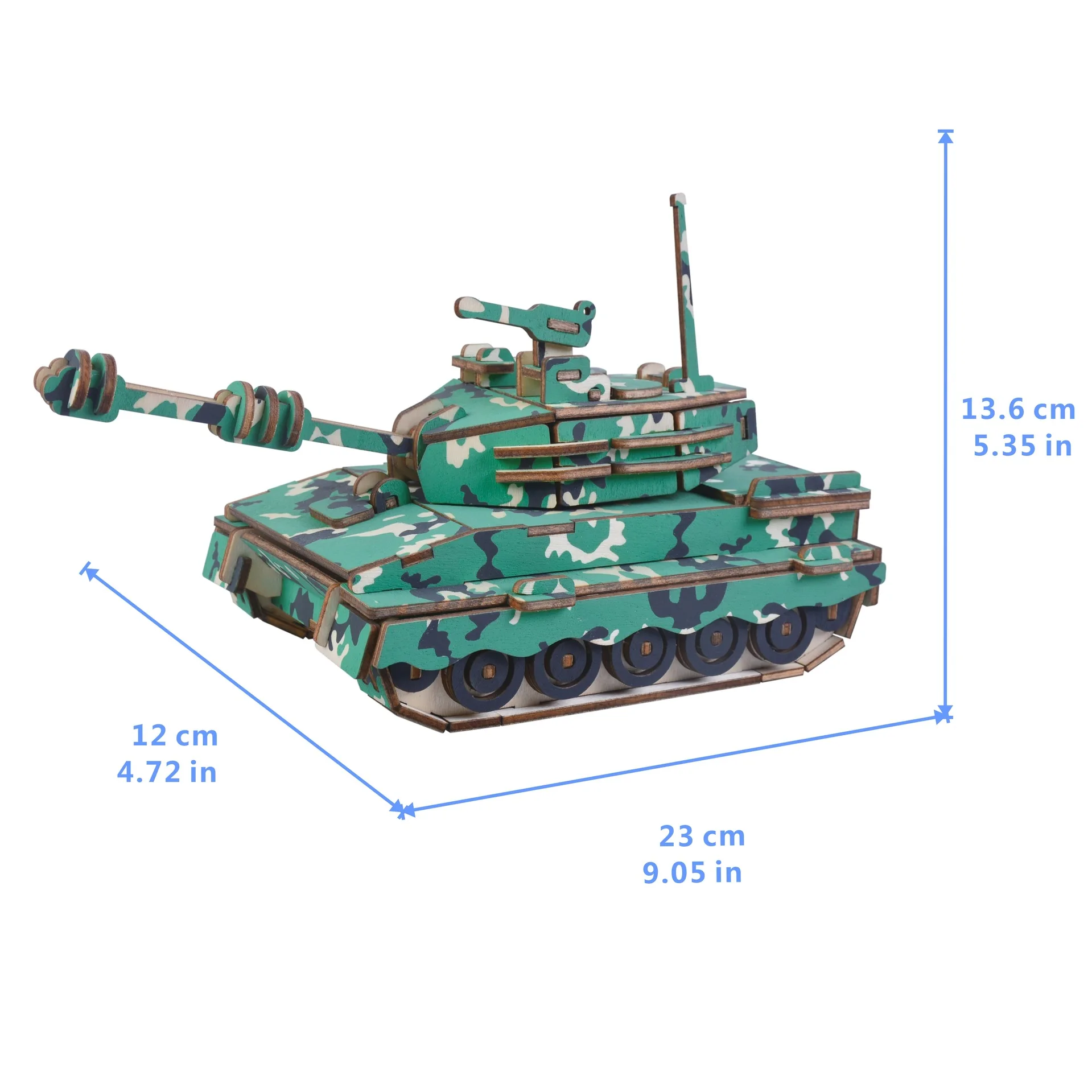 Army One 3D головоломки деревянные игрушки Brinquedos Дети DIY собрать военный Танк моделирование обучающие игры деревянные игрушки для детей - Цвет: Army One