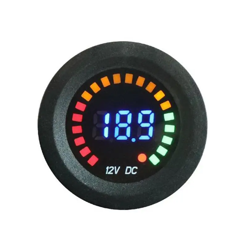 

Universal Car Motorcycle Boat LED Digital Voltmeter Panel Volt Meter Monitor Gauge Display Car Accessories DC 12V