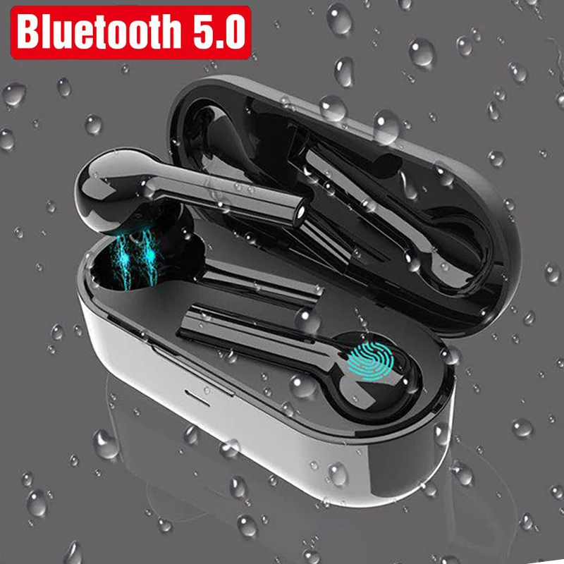 

TWS Bluetooth 5.0 Wireless Earphones Mini Earbuds Touch Control Waterproof Sport Headset with Mic for HUAWEI Xiaomi Iphone