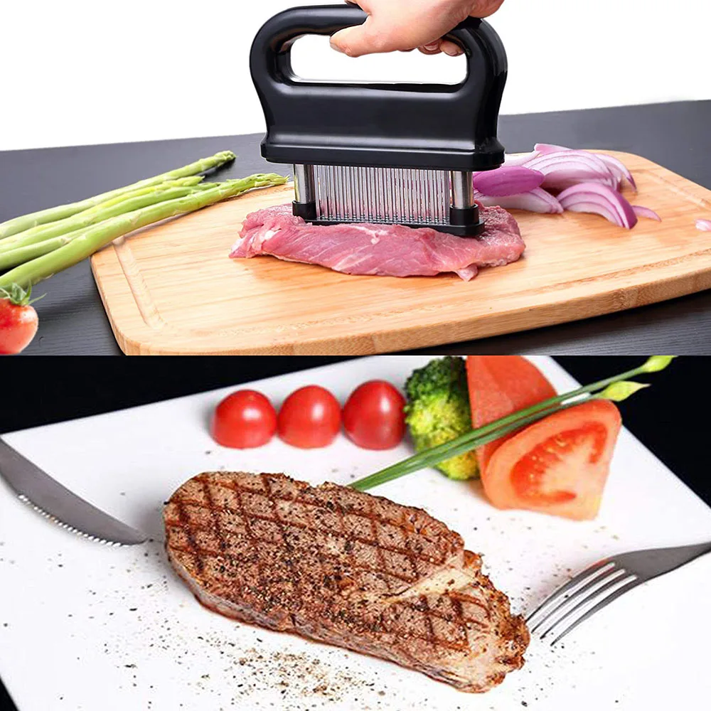 Игольчатый мясорубка нож из нержавеющей стали стейк молоток для мяса эхолот