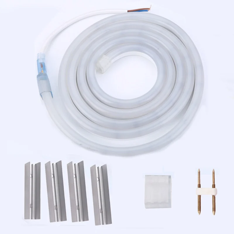 12 В неоновая Светодиодная лента Гибкая Водонепроницаемая ip68 2835 smd 120led Белая теплая белая желтая Красная Зеленая синяя RGB Синяя