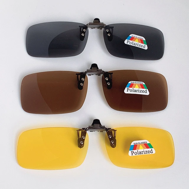 Polarisées Clip Sur Flip Up Lunettes De Soleil Shades Lunettes