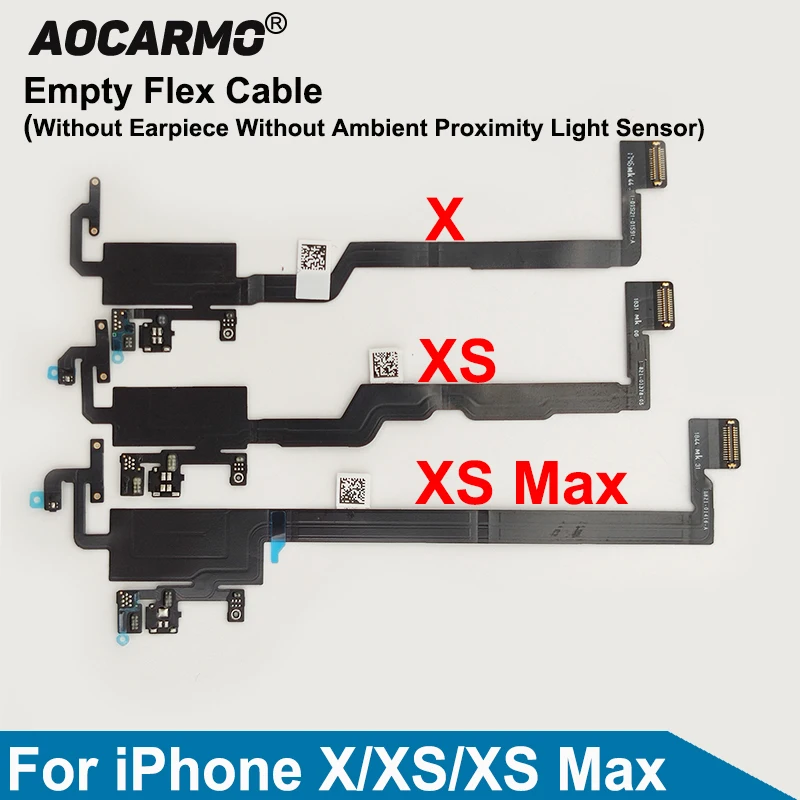 Aocarmo For Iphone X Xs Xs Max Earpiece Earphone Empty Flex Cable And