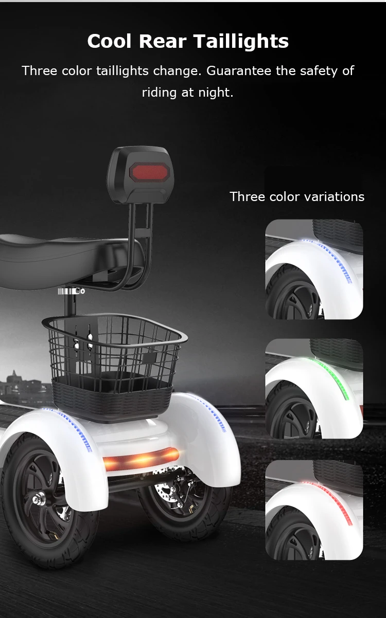 Cheap Daibot Electric Tricycle Bike 3 Wheels Electric Scooters Single Motor 500W 48V White/Black Electric Scooter With Seat Adults 22 Cheap Daibot Electric Tricycle Bike 3 Wheels Electric Scooters Single Motor 500W 48V White/Black Electric Scooter With Seat Adults 22