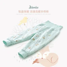 Штаны для мальчиков и девочек, плотные спортивные штаны для мальчиков и девочек, зимние штаны, бесшовные хлопковые штаны с высокой талией для детей 1, 3 лет