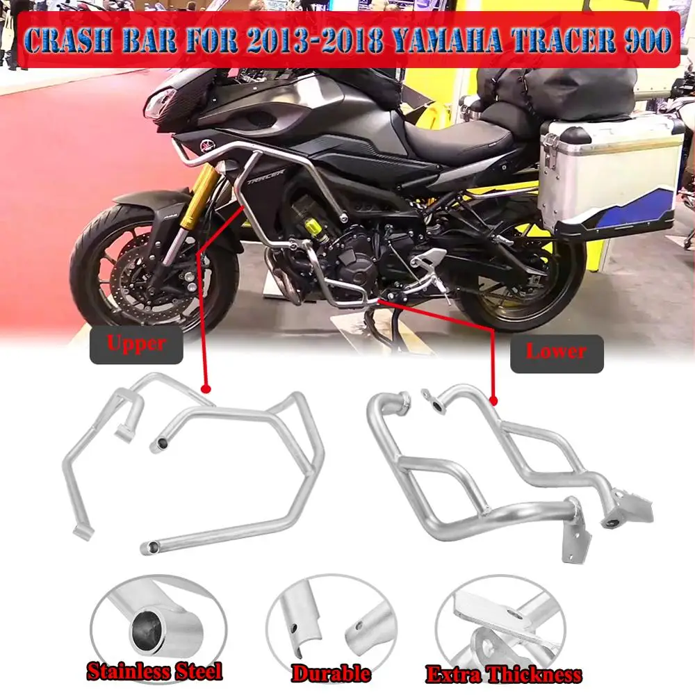 Краш бар защита двигателя обтекатель корпуса от фальсификации для Yamaha MT09 Tracer 900