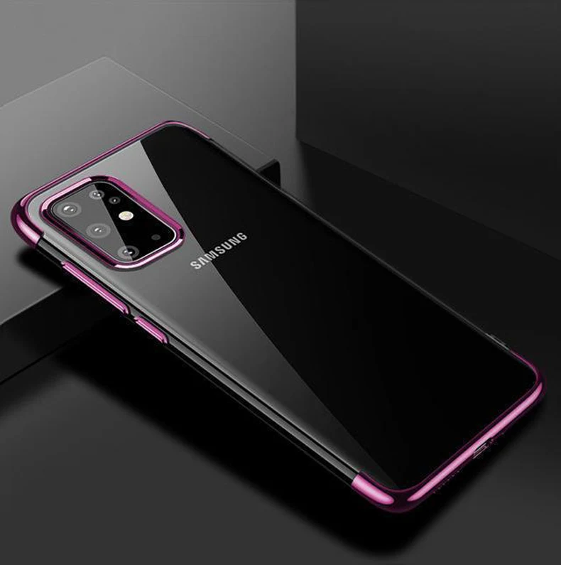 Note 20 Ultra Case Slim XUANYAO Luxury Silicone Soft Coque For Samsung Galaxy Note 20 8 9 10 Plus Case Plating Clear TPU Cover (17)