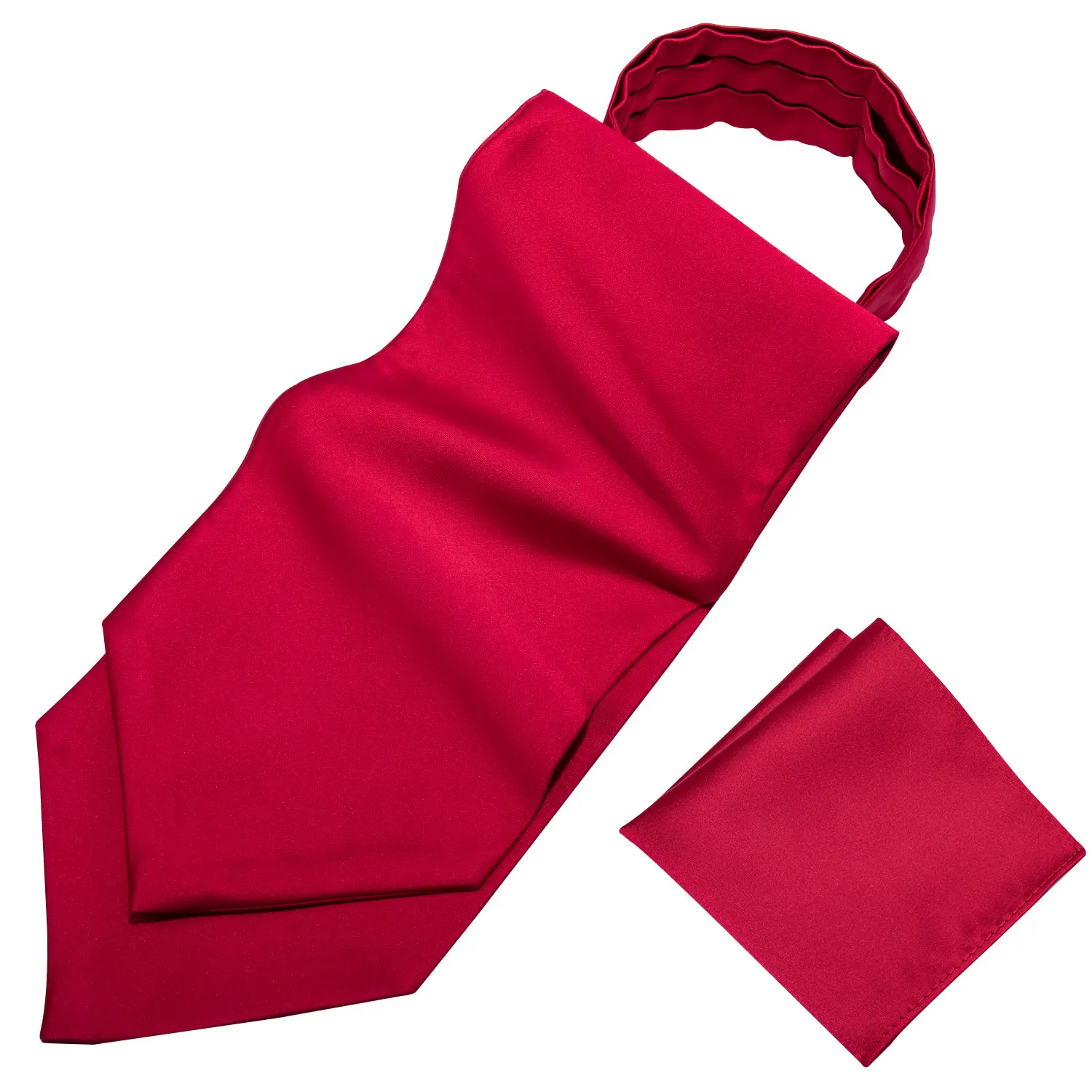Ascot галстук для мужчин черный твердый Шелковый синий шарф галстук костюм мужской галстук ЖАККАРДОВЫЙ набор карманные Квадратные запонки Барри. Ван AS-010 - Цвет: AS-012