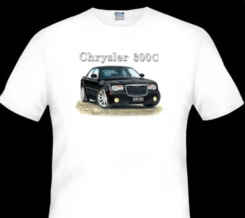 

CHRYSLER 300C QUALITY WHITE TSHIRT BIG FIT