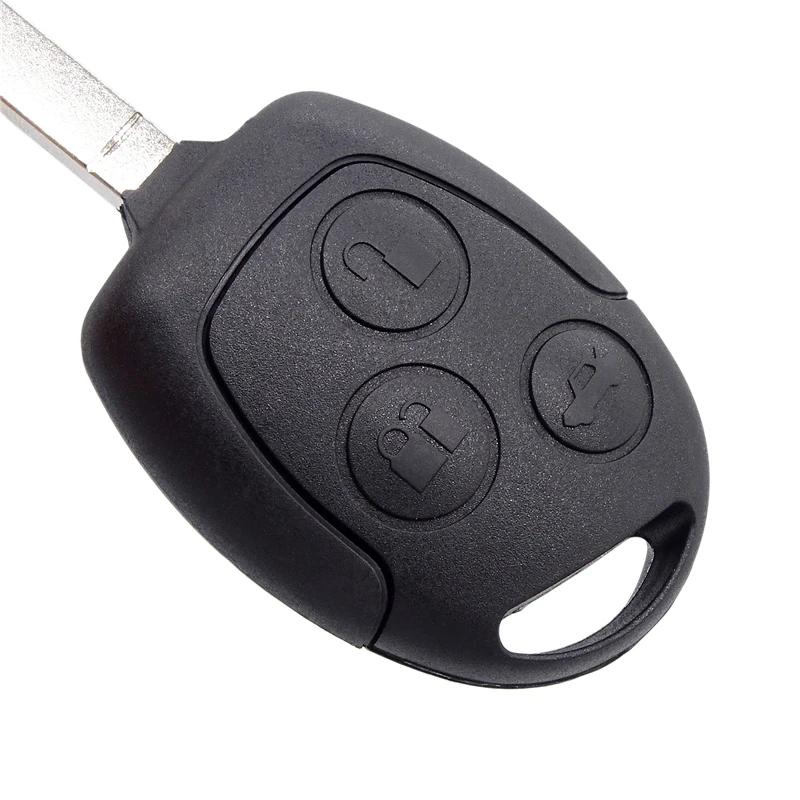 Автомобильный Дистанционный ключ 3 кнопки 433 МГц ID63 40 бит для Ford Fusion Focus Mondeo Fiesta Galaxy 1998-2008 HU101 Blade 4D63 40/80 бит чип