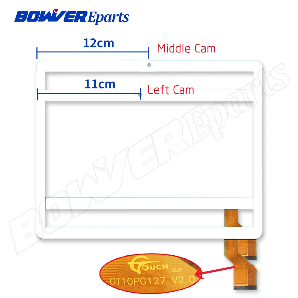 Touch-Screen GT10PG127 1040-FPC-V1 FPC-WWY101005A4-V00 for V1.0 SLR HN 237x167mm