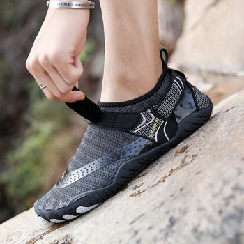 Water Lightweight Outdoor Climbing Shockproof Jogging Sneaker Quick Dry Hiking Shoes Men Women Waterproof Upstream