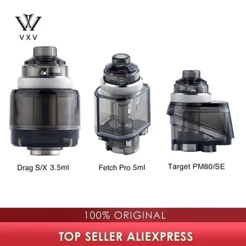 

Original VXV Soulmate RDTA Pod for Drag S/ Drag X/ Fetch Pro/ Target PM80/Target PM80 SE & Capacity 3.5ml/5ml/5.5ml & 510-thread