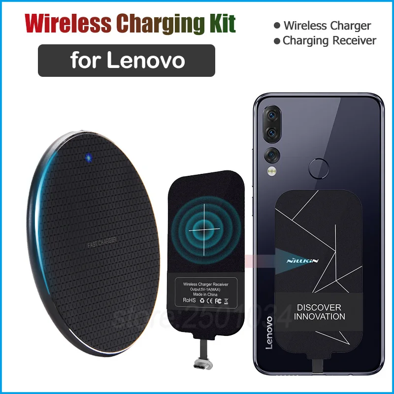 Qi Wireless Charging for Lenovo A5 A6 K5 K6 K8 K9 K10 Note Plus S5 Z5 Z5S Z6 Pro Lite Charger Micro USB Type C Receiver | Мобильные