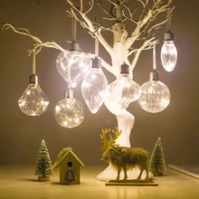 Рождественская лампа, лампа для моделирования, Рождественская елка, освещение, подвеска в форме питомца, Филамент, Рождественский шар, висящий на рождественской елке, Decoratio