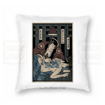 

Ao Thun Hnh Xam Mau Den Hai Huoc Samurai S 3Xl Pillow case Women Men