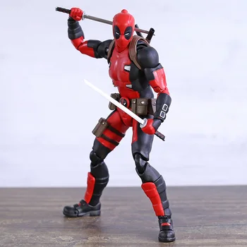 

MAFEX NO.082 Marvel X-men Deadpool Gurihiru Art Ver. PVC Action Figure Collectible Model Toy