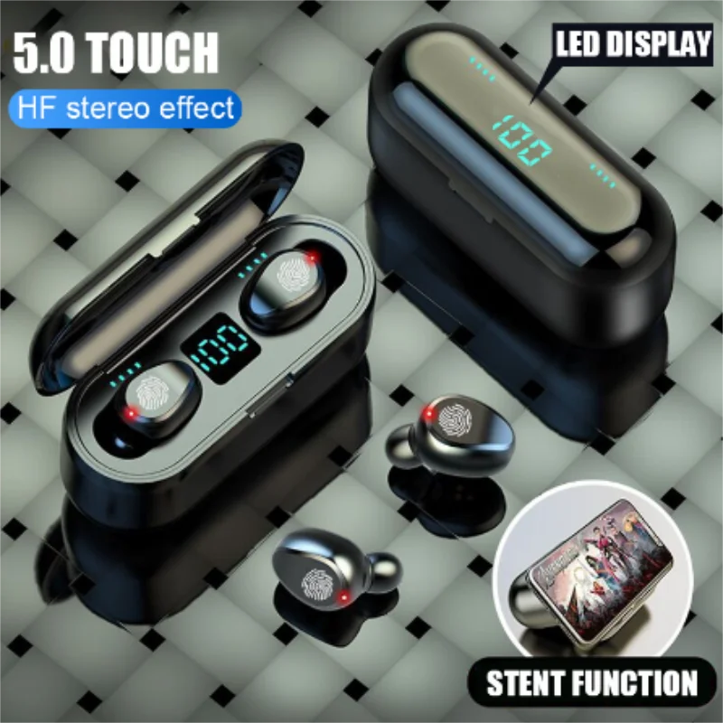 Беспроводные наушники-вкладыши проводные наушники Bluetooth 5 0 TWS HIFI мини-вкладыши