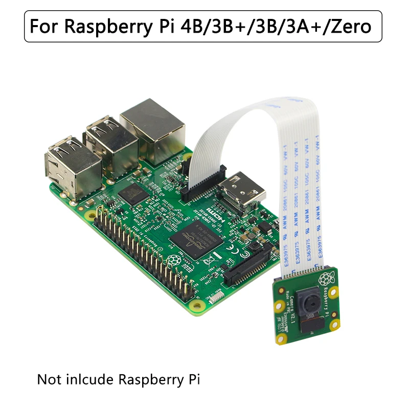 Оригинальная официальная Raspberry Pi 4 камера V2 IMX219 8MP камера для Raspberry Pi Модель 4B/3B+/3B совместимая с Nvidia Jetson Nano