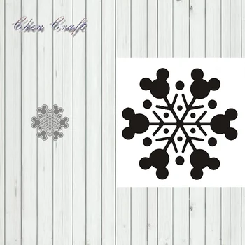 

Metal Cutting Dies Symmetrical snowflake 10 Stencils for DIY Scrapbooking photo album Decorative Embossing DIY Paper Cards