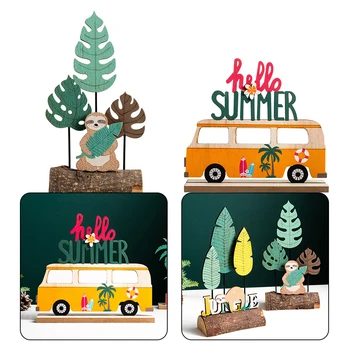 

Creative Tropical Plants Crafts Desktop Decoration Small Tree Creating Green Natural Atmosphere Tropical Flora Leave Ornaments