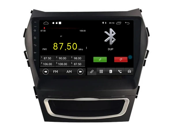 AVGOTOP Android 9 Bluetooth GPS Автомобильный радиоприёмник dvd-плеер для HYUNDAI IX45 2013