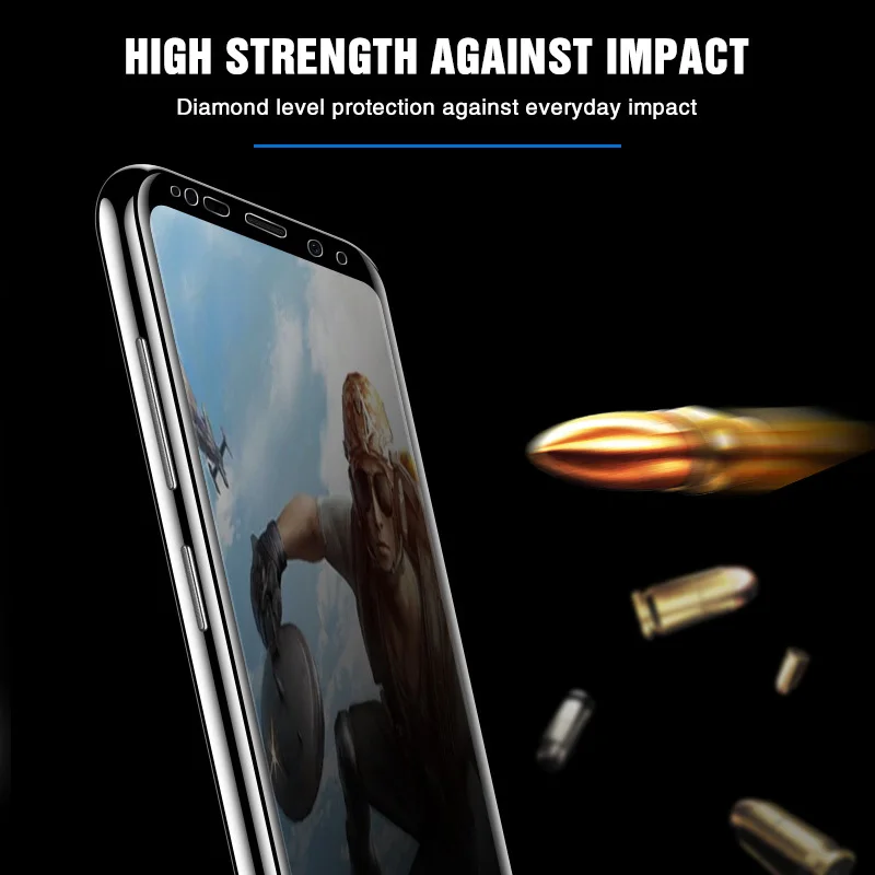 40D полностью изогнутое закаленное стекло для samsung Galaxy S9 S8 Plus Note 9 8 Защита экрана для samsung S7 S6 Edge S9 защитная пленка