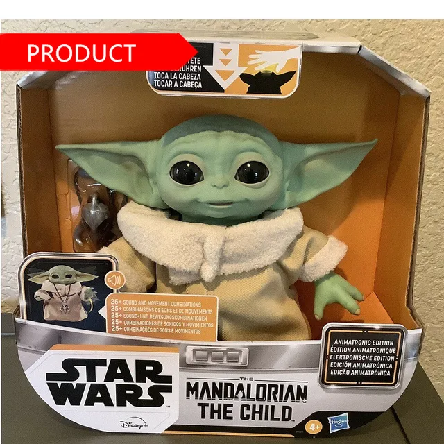 Star Wars Yoda baby mandalorians can move, blink, make sound, fill plush toys DIY action figure toys for friends and children