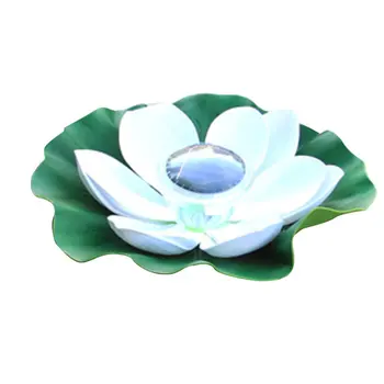 

Outdoor Solar Power LED Light Waterproof Lotus Stake Lamp Floating For Pool Stream Garden Water Swimming Pool