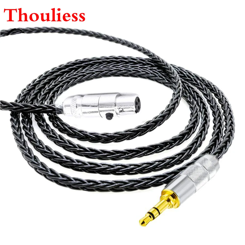 

Thouliess HIFI 8 Cores Silver Plated Headphone Upgraded Cable for K240 K242 K271 K272 K702 Q701 DT1990pro DT1770pro