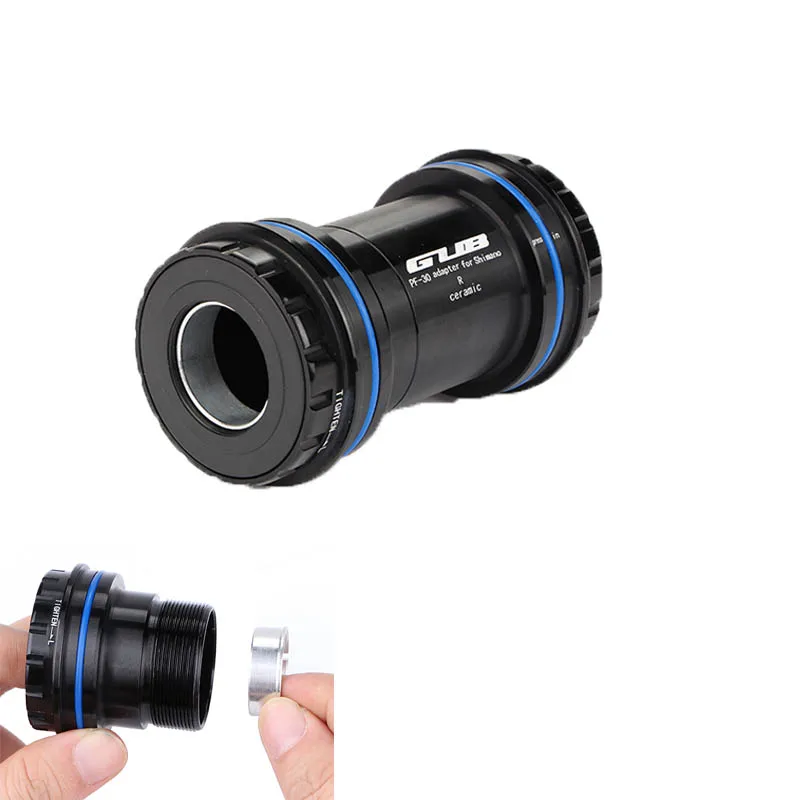 GUB BB68MM PF30BB30 Нижний Кронштейн керамический подшипник пресс подходит 73 мм ось для MTB дорожный велосипед части Аксессуары для велосипеда шатуны