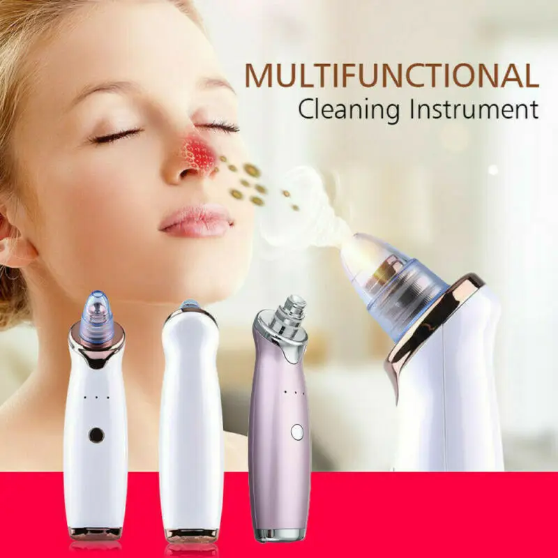 

Electric Blackhead Remover Deep Pore Facial Skin Cleaner Acne Pimple Removal Vacuum Suction Tool Face Beauty Care Instrument Hot
