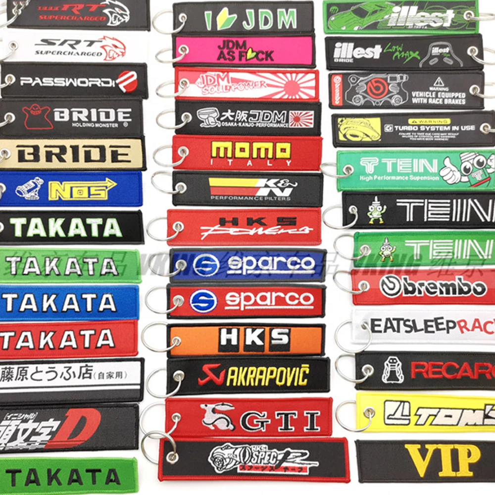 

JDM Takata Tein NOS Turbo Racing Car Style Keyhoder For JDM Style Racing Car Style For Car Keychain Keyring Key Holder